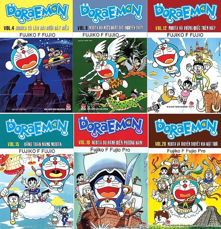 trọn bộ 24 tập truyện dài Doraemon