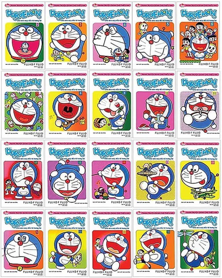 trọn bộ 45 tập truyện ngắn Doraemon