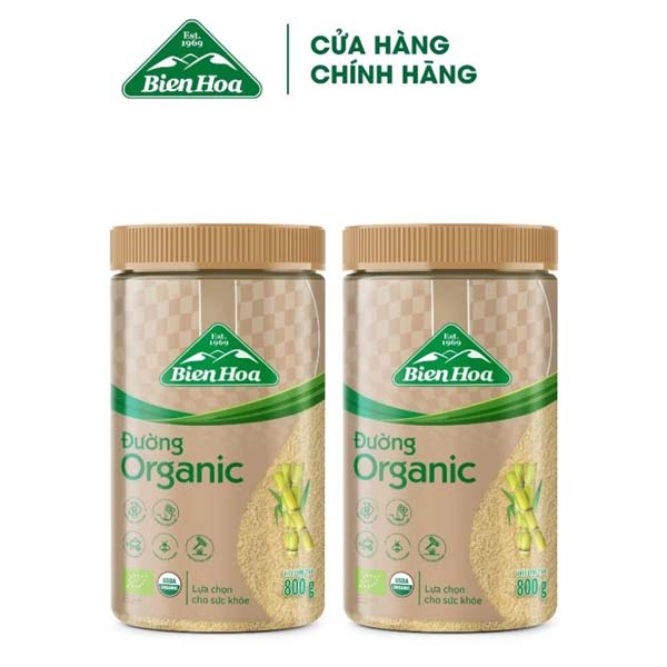 combo 2 hũ đường organic